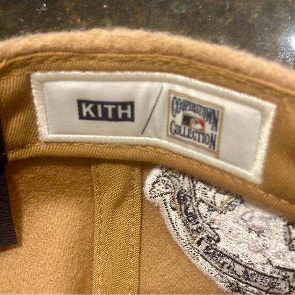 Kith x New York Yankees New Era Melton Wool Low Profile 59Fifty Size 7 1/4 - Picture 4 of 10